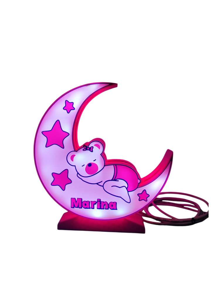 Lámpara Luna personalizada