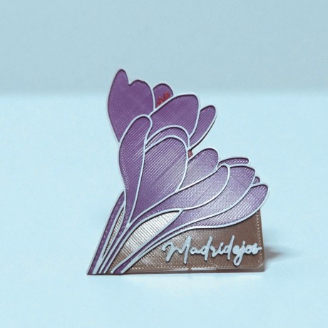 Imán rosa del azafrán