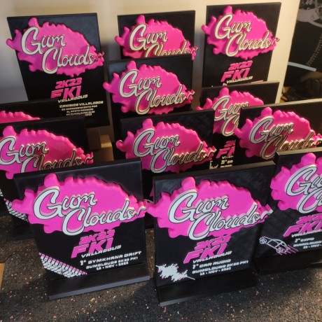 Trofeos deportivos competiciones coches drift