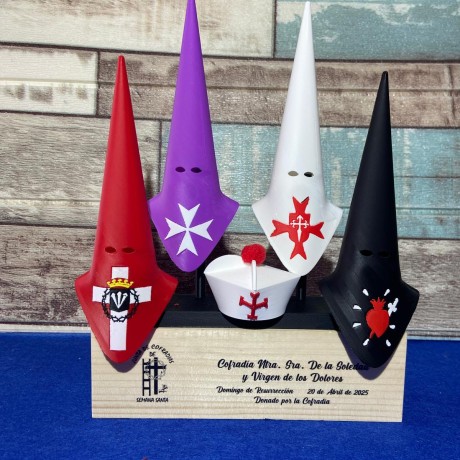 Trofeo o placa conmemorativa Semana Santa